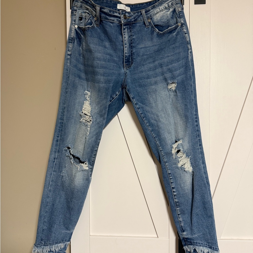 KanCan Light Blue Distressed Skinny Jeans